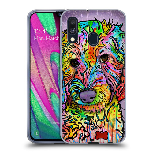 Dean Russo Dogs 3 Sweet Poodle Soft Gel Case for Samsung Galaxy A40 (2019)