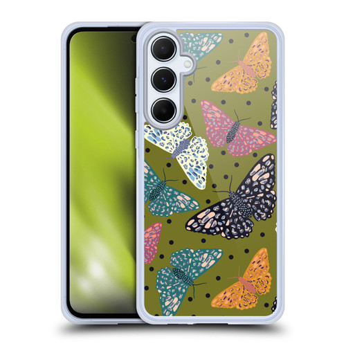 Gabriela Thomeu Retro Winter Butterflies Soft Gel Case for Samsung Galaxy A55 5G