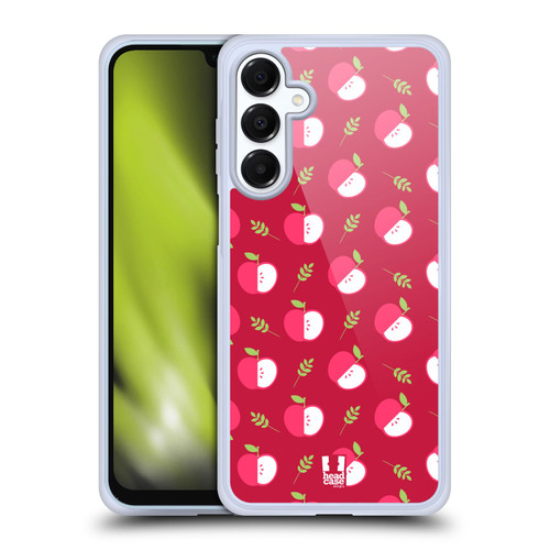 Head Case Designs Fruit Patterns Red Soft Gel Case for Samsung Galaxy A16 5G & MagSafe