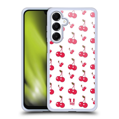 Head Case Designs Fruit Patterns Cherries Soft Gel Case for Samsung Galaxy A16 5G & MagSafe