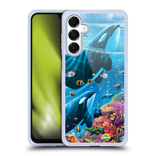 Michael David Ward Animals Sea Tales Soft Gel Case for Samsung Galaxy A16 5G & MagSafe