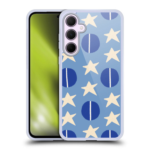 Gabriela Thomeu Art Ball Star Blue Soft Gel Case for Samsung Galaxy A35 5G