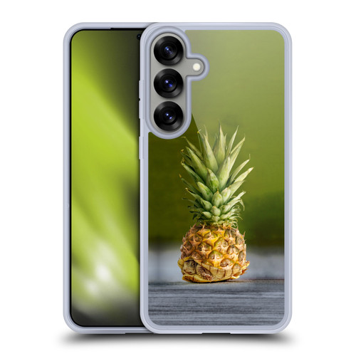 Pixelmated Animals Surreal Pets Pineapple Turtle Soft Gel Case for Samsung Galaxy S25+ & MagSafe