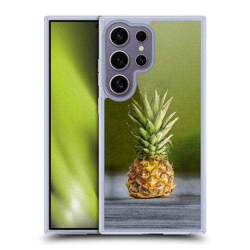 Pixelmated Animals Surreal Pets Pineapple Turtle Soft Gel Case for Samsung Galaxy S25 Ultra & MagSafe
