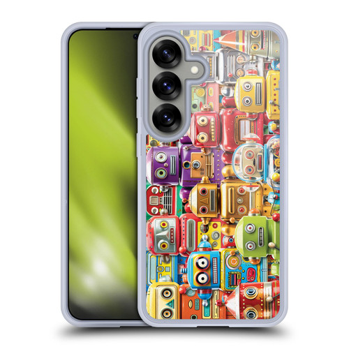 Michael David Ward Fantasy & Whimsical Toy Robots Soft Gel Case for Samsung Galaxy S25 & MagSafe