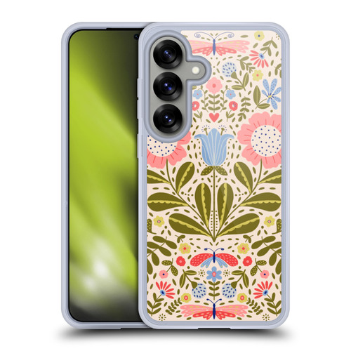 Gabriela Thomeu Floral Blooms & Butterflies Soft Gel Case for Samsung Galaxy S25 & MagSafe