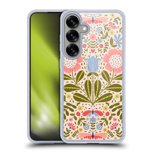 Gabriela Thomeu Floral Blooms & Butterflies Soft Gel Case for Samsung Galaxy S25+ & MagSafe