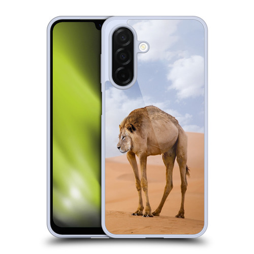 Pixelmated Animals Surreal Wildlife Camel Lion Soft Gel Case for Samsung Galaxy A26 5G