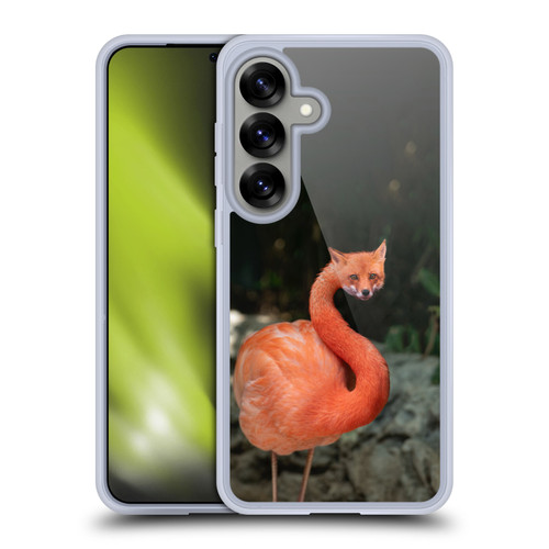 Pixelmated Animals Surreal Wildlife Foxmingo Soft Gel Case for Samsung Galaxy S25 & MagSafe