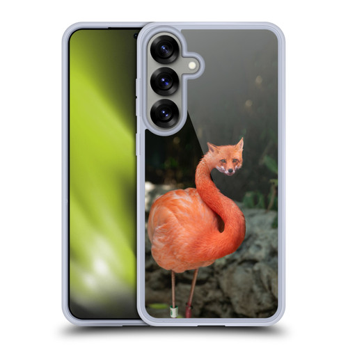 Pixelmated Animals Surreal Wildlife Foxmingo Soft Gel Case for Samsung Galaxy S25+ & MagSafe