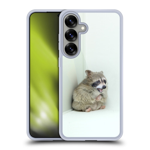 Pixelmated Animals Surreal Wildlife Hamster Raccoon Soft Gel Case for Samsung Galaxy S25+ & MagSafe