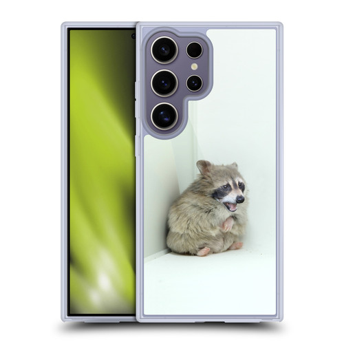 Pixelmated Animals Surreal Wildlife Hamster Raccoon Soft Gel Case for Samsung Galaxy S25 Ultra & MagSafe