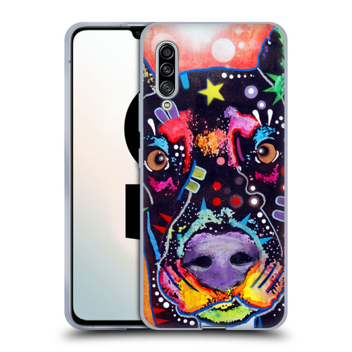 Dean Russo Dogs 3 Doberman Soft Gel Case for Samsung Galaxy A90 5G (2019)