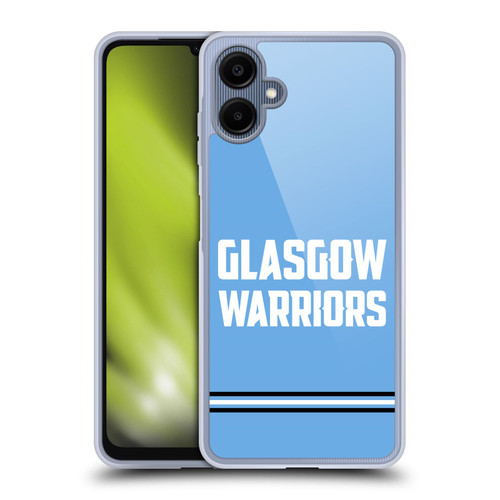Glasgow Warriors Logo Text Type Blue Soft Gel Case for Samsung Galaxy A06 4G / 5G