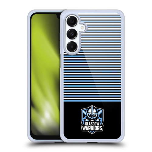 Glasgow Warriors Logo Stripes Black 2 Soft Gel Case for Samsung Galaxy A16 5G & MagSafe