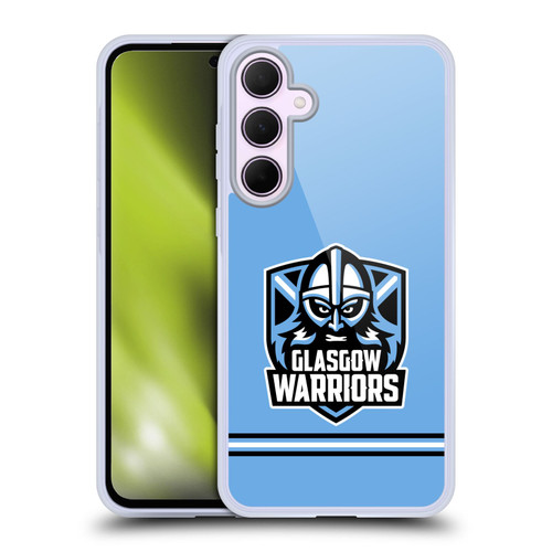 Glasgow Warriors Logo Stripes Blue Soft Gel Case for Samsung Galaxy A35 5G