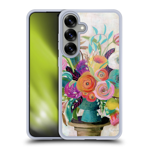 Suzanne Allard Floral Graphics Charleston Glory Soft Gel Case for Samsung Galaxy S25+ & MagSafe