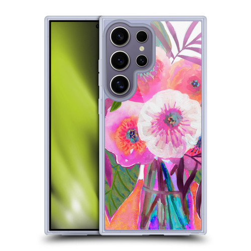 Suzanne Allard Floral Graphics Sunrise Bouquet Purples Soft Gel Case for Samsung Galaxy S25 Ultra & MagSafe