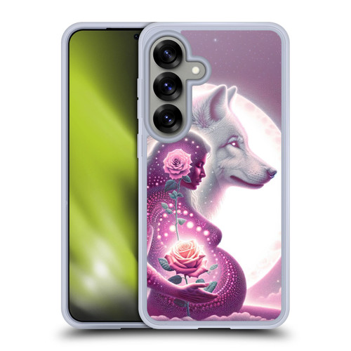 Shambhala Light Visionary Art Celestial Graphics Maternal Love Soft Gel Case for Samsung Galaxy S25 & MagSafe