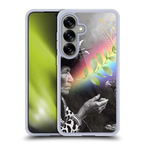Shambhala Light Visionary Art Celestial Graphics Rosey Visions Soft Gel Case for Samsung Galaxy S25 & MagSafe
