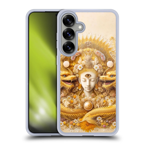 Shambhala Light Visionary Art Celestial Graphics Lucky Dragons Soft Gel Case for Samsung Galaxy S25+ & MagSafe