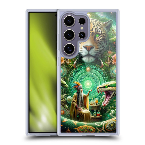 Shambhala Light Visionary Art Celestial Graphics Jungle Life Soft Gel Case for Samsung Galaxy S25 Ultra & MagSafe
