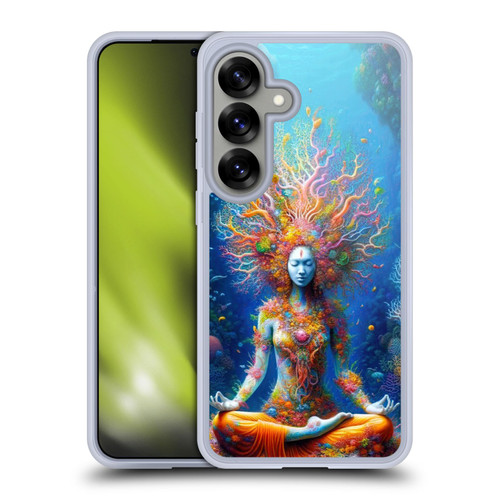 Shambhala Light Visionary Art Ethereal Graphics Colorful Coral Reef Soft Gel Case for Samsung Galaxy S25 & MagSafe