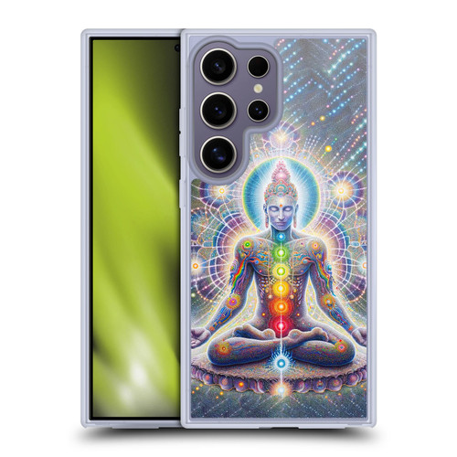 Shambhala Light Visionary Art Ethereal Graphics Chakras Soft Gel Case for Samsung Galaxy S25 Ultra & MagSafe