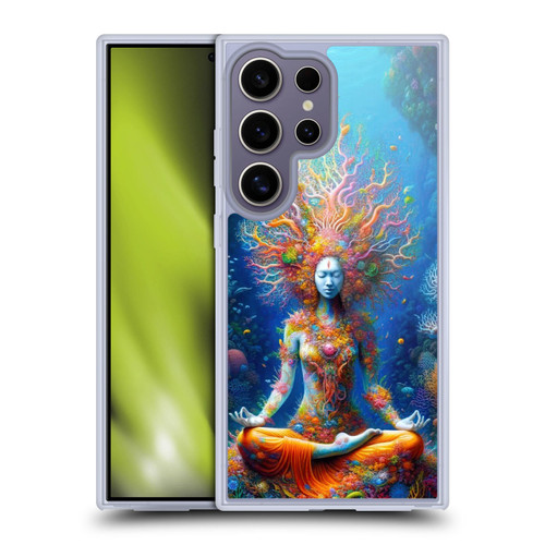 Shambhala Light Visionary Art Ethereal Graphics Colorful Coral Reef Soft Gel Case for Samsung Galaxy S25 Ultra & MagSafe
