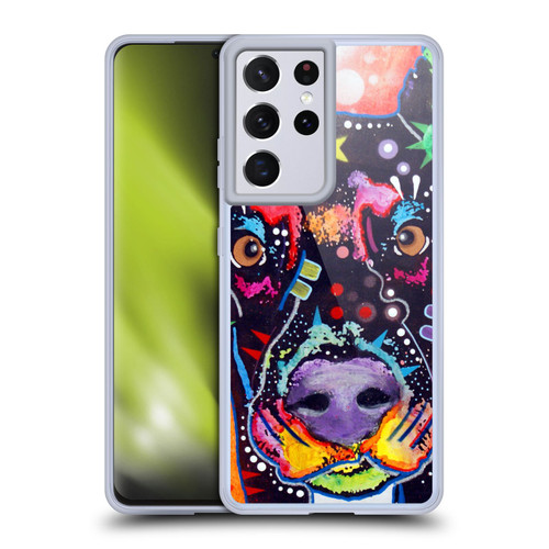 Dean Russo Dogs 3 Doberman Soft Gel Case for Samsung Galaxy S21 Ultra 5G