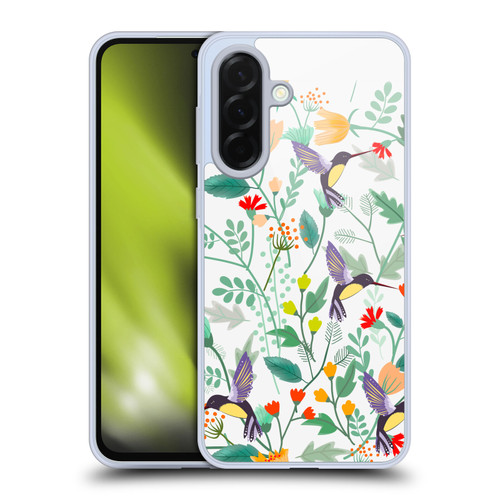 Haroulita Birds And Flowers Hummingbirds Soft Gel Case for Samsung Galaxy A36 5G