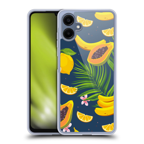 Haroulita Food - Fruits Yellow Fruits Soft Gel Case for Samsung Galaxy A06 4G / 5G