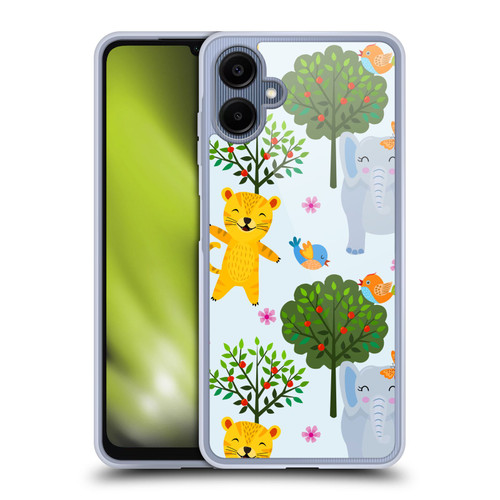 Haroulita Forest Tiger And Elephant Soft Gel Case for Samsung Galaxy A06 4G / 5G