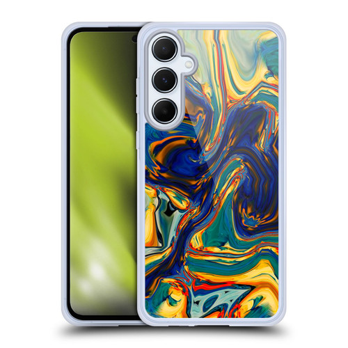 Haroulita Liquid Marble Sunset Soft Gel Case for Samsung Galaxy A55 5G