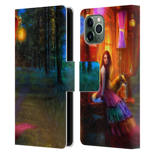 Aimee Stewart Fantasy Wanderlust Leather Book Wallet Case Cover For Apple iPhone 11 Pro