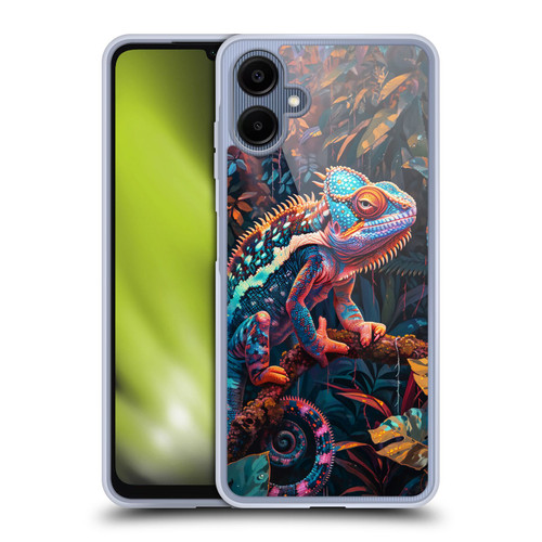 Haroulita Mix Art Animals Iguana Soft Gel Case for Samsung Galaxy A06 4G / 5G