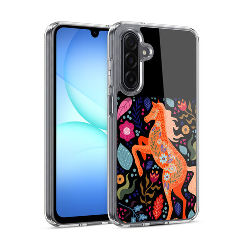 Haroulita Forest Flower Horse Soft Gel Case for Samsung Galaxy A17 4G / 5G
