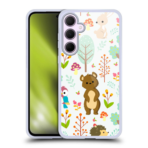 Haroulita Forest Adorable Bear Soft Gel Case for Samsung Galaxy A35 5G