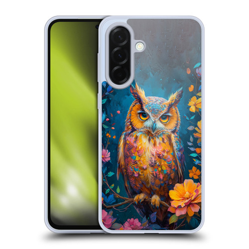 Haroulita Mix Art Animals Yellow Owl Soft Gel Case for Samsung Galaxy A36 5G