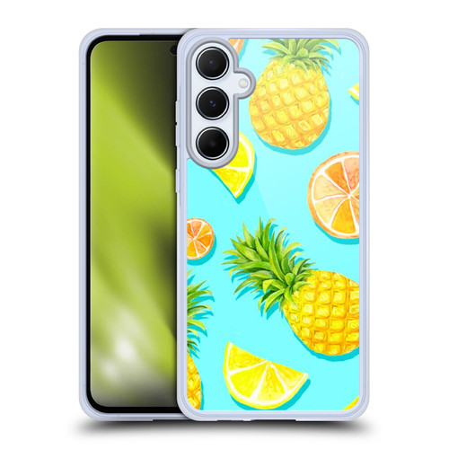 Haroulita Fruits Citrus Surprise Soft Gel Case for Samsung Galaxy A55 5G