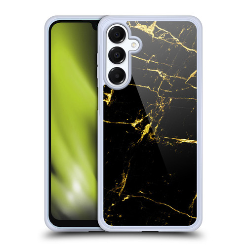 Haroulita Marble Black And Gold Soft Gel Case for Samsung Galaxy A16 5G & MagSafe