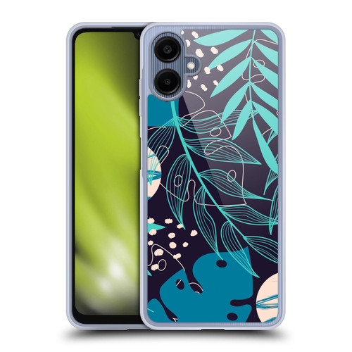 Haroulita Leaves 2 Overlays Soft Gel Case for Samsung Galaxy A06 4G / 5G
