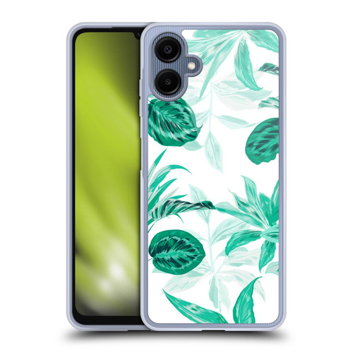 Haroulita Leaves 2 Tropical Leaves Soft Gel Case for Samsung Galaxy A06 4G / 5G