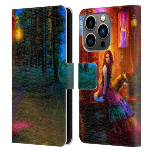 Aimee Stewart Fantasy Wanderlust Leather Book Wallet Case Cover For Apple iPhone 14 Pro