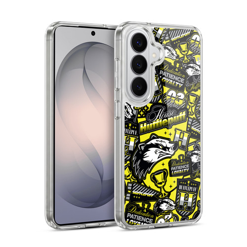 Harry Potter Badge Up House Hufflepuff Soft Gel Case for Samsung Galaxy S26 Plus