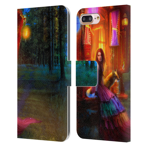 Aimee Stewart Fantasy Wanderlust Leather Book Wallet Case Cover For Apple iPhone 7 Plus / iPhone 8 Plus