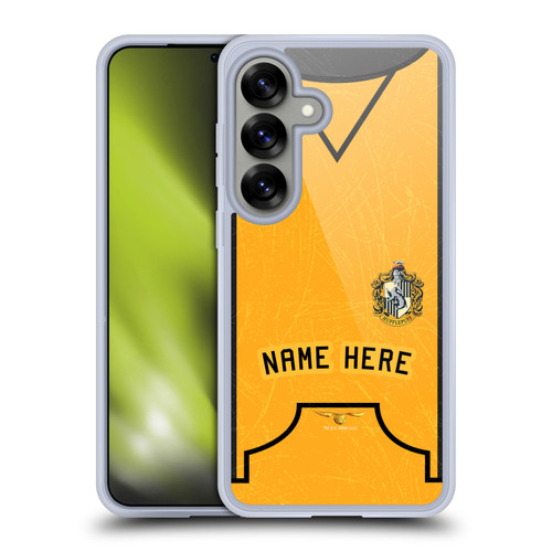 Custom Customised Personalised Harry Potter Deathly Hallows XL Hufflepuff Soft Gel Case for Samsung Galaxy S25