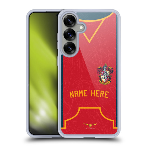 Custom Customised Personalised Harry Potter Deathly Hallows XL Gryffindor Soft Gel Case for Samsung Galaxy S25+