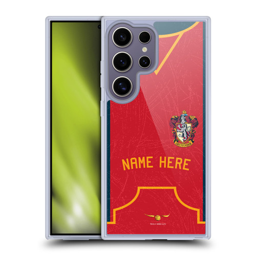 Custom Customised Personalised Harry Potter Deathly Hallows XL Gryffindor Soft Gel Case for Samsung Galaxy S25 Ultra