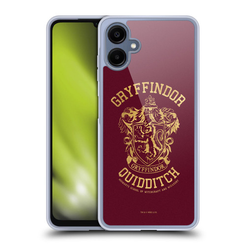 Harry Potter Deathly Hallows X Gryffindor Quidditch Soft Gel Case for Samsung Galaxy A06 4G / 5G